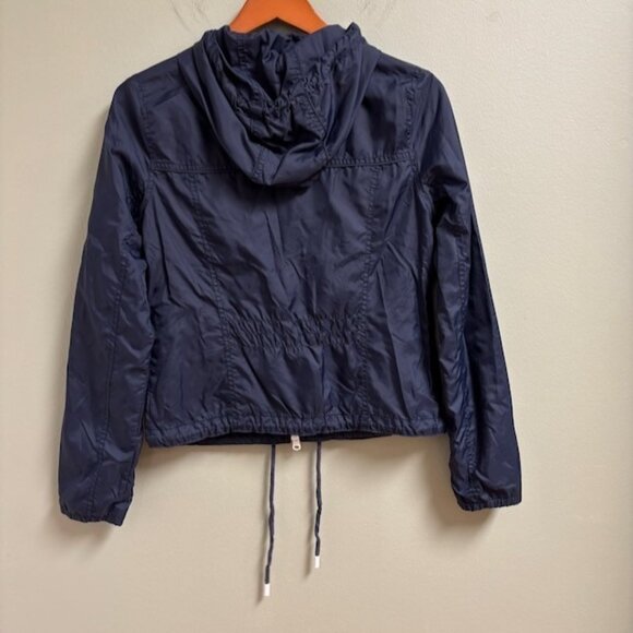 Abercrombie & Fitch Womens Hood Windbreaker Size S Blue Casual Outdoor‎ Coastal - Picture 4 of 10